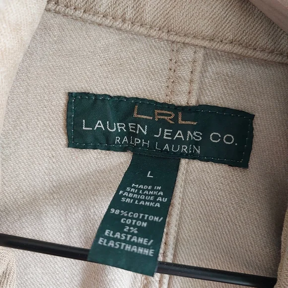 Ralph Lauren Khaki Jean Jacket - Picture 3 of 11